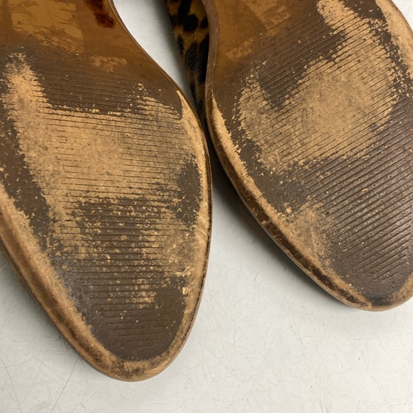 Madewell Animal Print Fur Loafer Shoes Size 6 - Picture 16 of 17